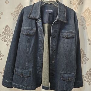 Coldwater Creek Indigo Jean Jacket
